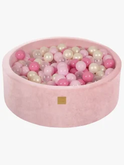 Boldbassiner|Meowbaby Rund Boldbassin Velour 30x90, Lyserød