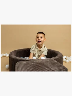 Boldbassiner|Meowbaby Rund Boldbassin Kraftig Fløjl 30x90, Brun