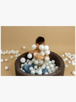 Boldbassiner|Meowbaby Rund Boldbassin Kraftig Fløjl 30x90, Brun