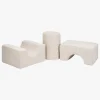 Børn Meowbaby Børnemøbler-Shape Sæt 3 Elementer, Ecru