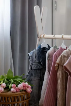 Børnemøbler|Meowbaby Tipi Tøjstativ L, Hvid