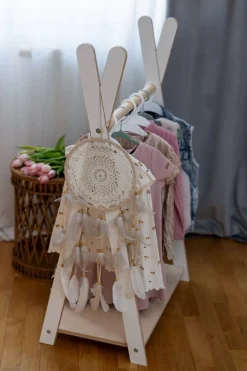 Børn Meowbaby Børnemøbler-Tipi Tøjstativ S, Hvid