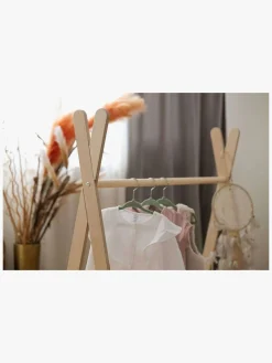 Børnemøbler|Meowbaby Tipi Tøjstativ S, Natur