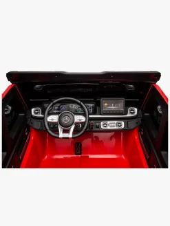 Elbiler & -Køretøjer|Mercedes Benz AMG G63 Elbil, Rød Rød