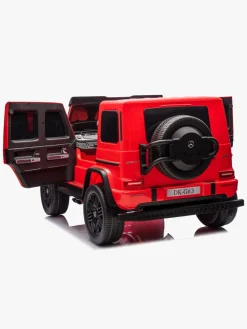 Elbiler & -Køretøjer|Mercedes Benz AMG G63 Elbil, Rød Rød