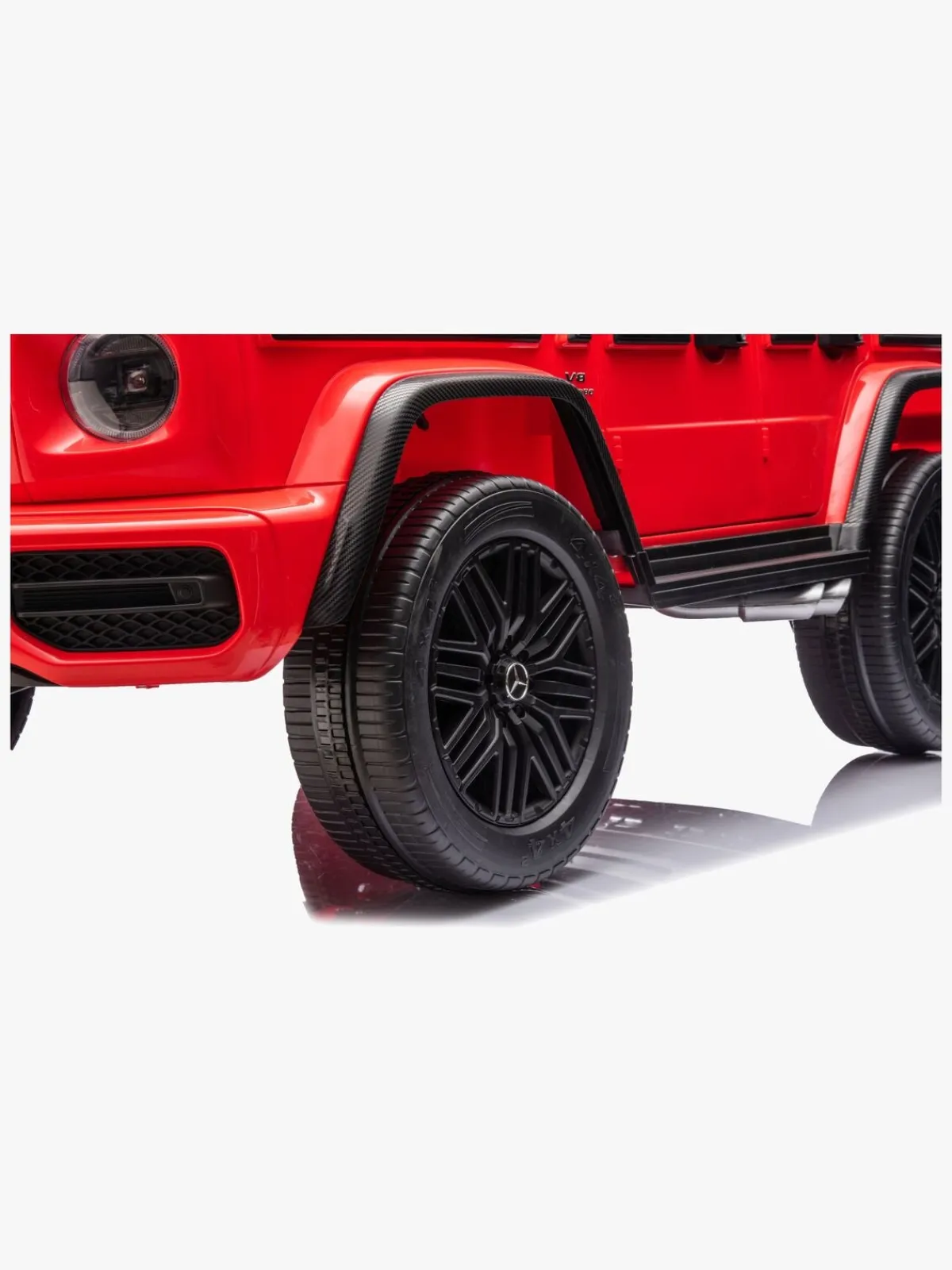 Elbiler & -Køretøjer|Mercedes Benz AMG G63 Elbil, Rød Rød