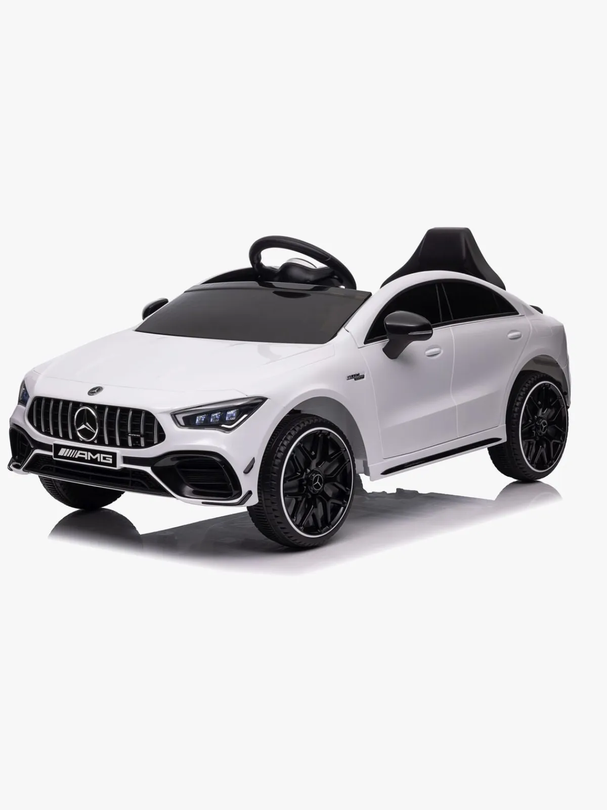 Elbiler & -Køretøjer|Mercedes Benz CLA45 Elbil, Hvid