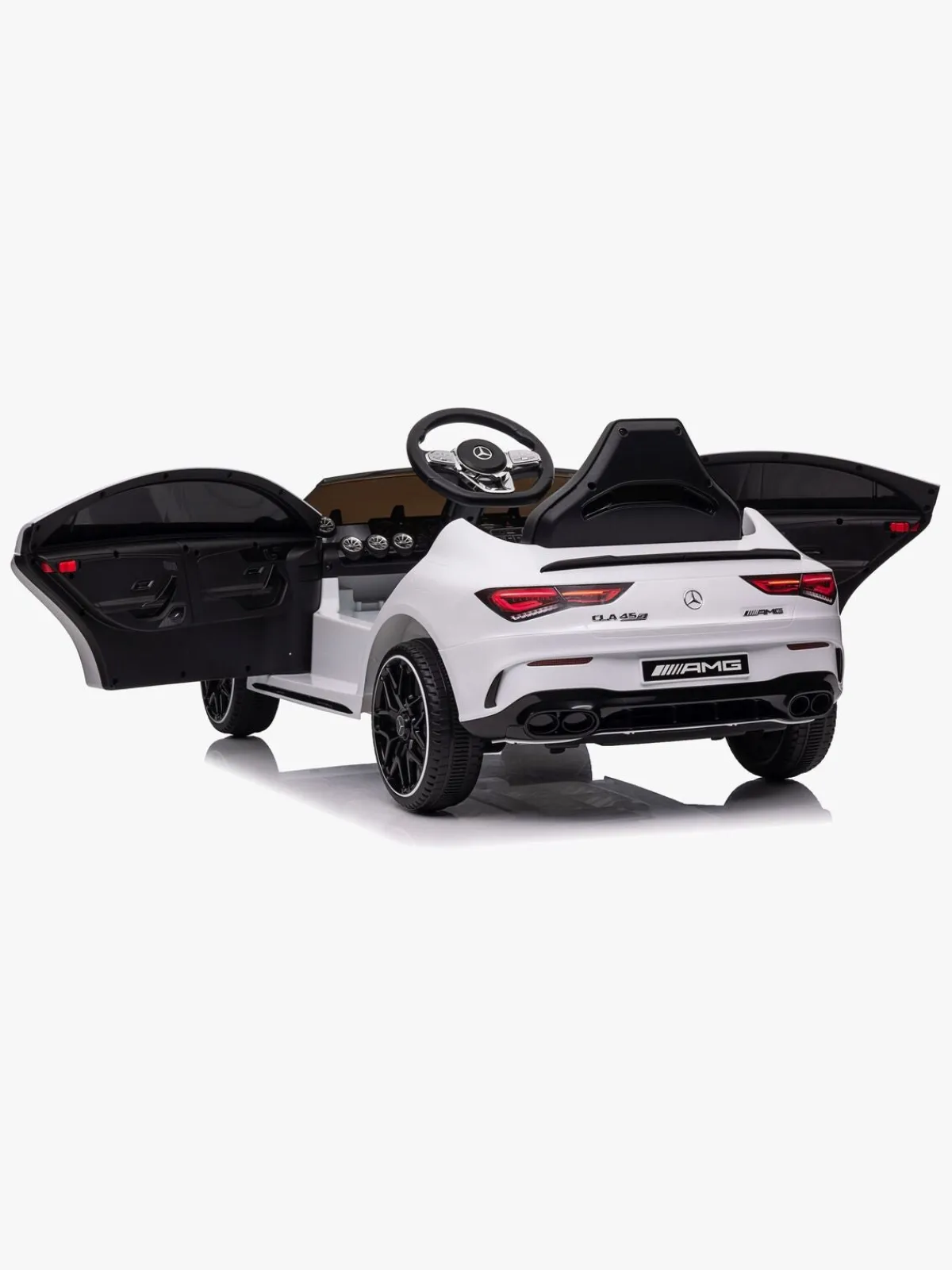 Elbiler & -Køretøjer|Mercedes Benz CLA45 Elbil, Hvid