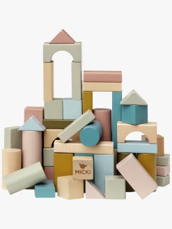 Trælegetøj|Micki Byggeklodser 60 Stk.
