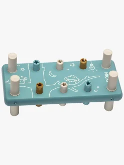 Trælegetøj|Micki Hammerbræt, Blå Blå