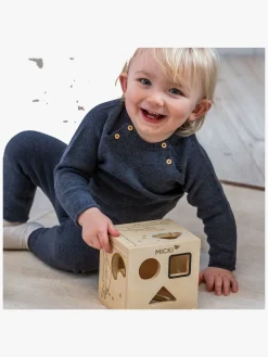 Babylegetøj|Micki  Premium Puttekasse Træ