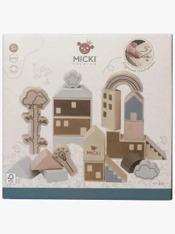 Trælegetøj|Micki Premium Temaklodser 23 Stk.