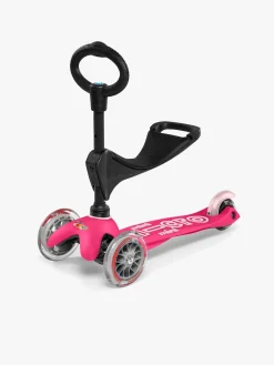 Løbehjul|Micro Løbehjul Trehjulet Mini 3-i-1 Deluxe, Lyserød