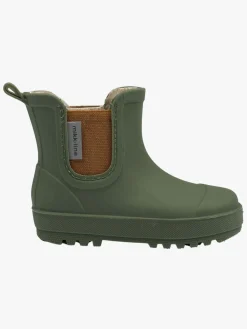 Gummistøvler|MikkLine Mikk-Line  Forede Gummistøvler Uldblanding, Thyme