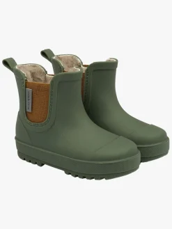 Gummistøvler|MikkLine Mikk-Line  Forede Gummistøvler Uldblanding, Thyme