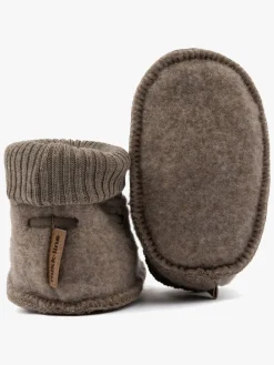 Hjemmesko|MikkLine Mikk-Line Futter Merinould, Melange Denver Brun