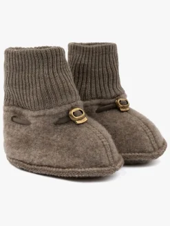 Hjemmesko|MikkLine Mikk-Line Futter Merinould, Melange Denver Brun