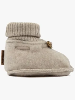 Hjemmesko|MikkLine Mikk-Line Futter Merinould, Melange Offwhite Hvid