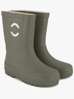 Børn MikkLine Gummistøvler-Mikk-Line Gummistøvler, Dusty Olive