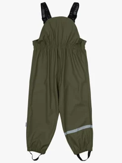 Regntøj|MikkLine Mikk-Line Regnsæt med Seler, Dusty Olive