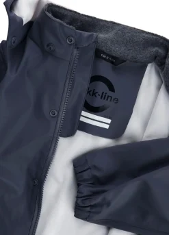 Regntøj|MikkLine Mikk-Line Regnsæt med Seler, Blue Nights