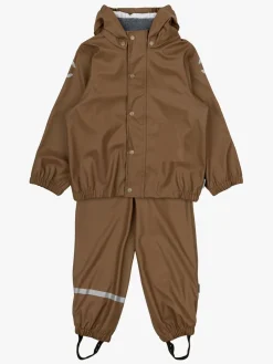 Børn MikkLine Regntøj-Mikk-Line Regnsæt med Seler, Rubber