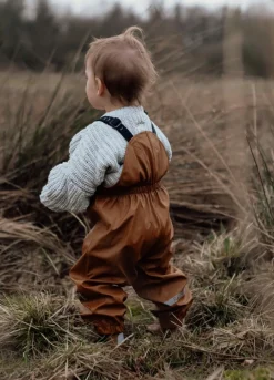 Børn MikkLine Regntøj-Mikk-Line Regnsæt med Seler, Rubber