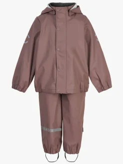 Regntøj|MikkLine Mikk-Line Regnsæt med Seler, Burlwood