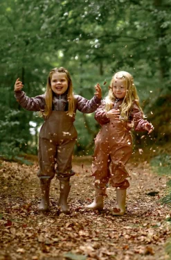 Regntøj|MikkLine Mikk-Line Regnsæt med Seler, Burlwood