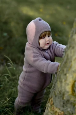 Heldragter|Uldtøj|MikkLine Mikk-Line Ulddragt Merino, Twilight Mauve