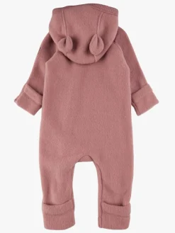 Heldragter|Uldtøj|MikkLine Mikk-Line Ulddragt Merinould med Ører, Burlwood