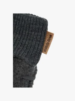 Børn MikkLine Tilbehør-Mikk-Line Vanter Merinould, Anthracite Melange