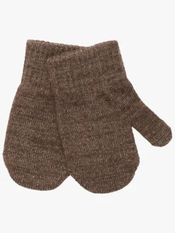 Tilbehør|MikkLine Mikk-Line Vanter Uldblanding 3-pak, Apple Butter-Chocolate Chip-Doeskin Rød/Brun/Beige