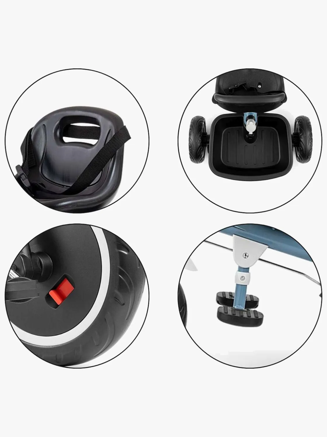 Cykler|MillyMally Milly Mally Axel Trehjulet Cykel, Denim Blå