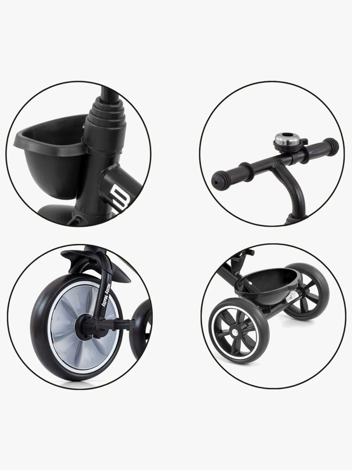 Cykler|MillyMally Milly Mally Bobby Trehjulet Cykel, Sort