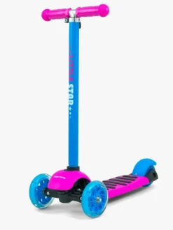 Løbehjul|MillyMally Milly Mally Little Star 3-i-1 Løbehjul, Lyserød/blå Lyserød/Blå