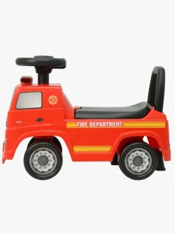 Pedal- & Gåbiler|MillyMally Milly Mally Mercedes-Benz Actros Ride on Brandbil, Rød Rød/Sort