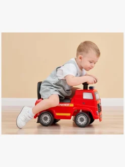 Pedal- & Gåbiler|MillyMally Milly Mally Mercedes-Benz Actros Ride on Brandbil, Rød Rød/Sort