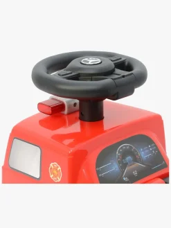 Pedal- & Gåbiler|MillyMally Milly Mally Mercedes-Benz Actros Ride on Brandbil, Rød Rød/Sort