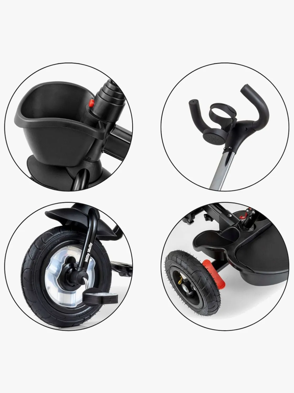 Cykler|MillyMally Milly Mally Movi 5-i-1 Trehjulet Cykel, Denim Blå