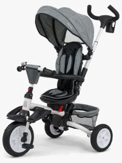 Cykler|MillyMally Milly Mally Trehjulet Cykel Stanley Gummi, Grå Sort