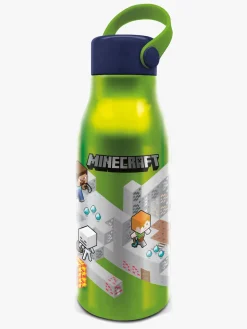 Minecraft Spisetid-Flexi Handle Drikkedunk 760 ml Aluminium, Green