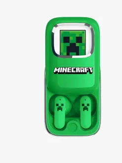 Elektronik & Media|OTLTechnologies Minecraft Høretelefoner In-Ear TWS med LED, Grøn Grøn