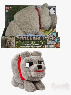 Minecraft Interaktivt Legetøj- Interaktiv Bamse Dennis Ulv