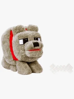 Minecraft Interaktivt Legetøj- Interaktiv Bamse Dennis Ulv