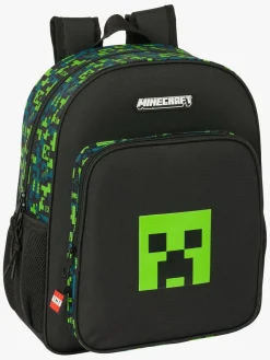 Tasker|Minecraft Junior Rygsæk 15L TNT, Grøn/Sort