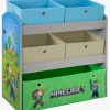 Børnemøbler|Minecraft Opbevaringsreol med Opbevaringskasser