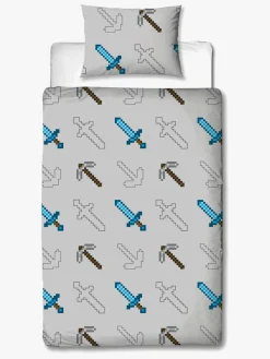 Børn Minecraft Sengetøj-Pixel Sengesæt 140 x 200 cm