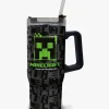 Spisetid|Minecraft Tumbler Drikkedunk 940 ml, Sort