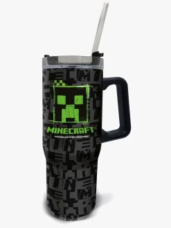 Spisetid|Minecraft Tumbler Drikkedunk 940 ml, Sort